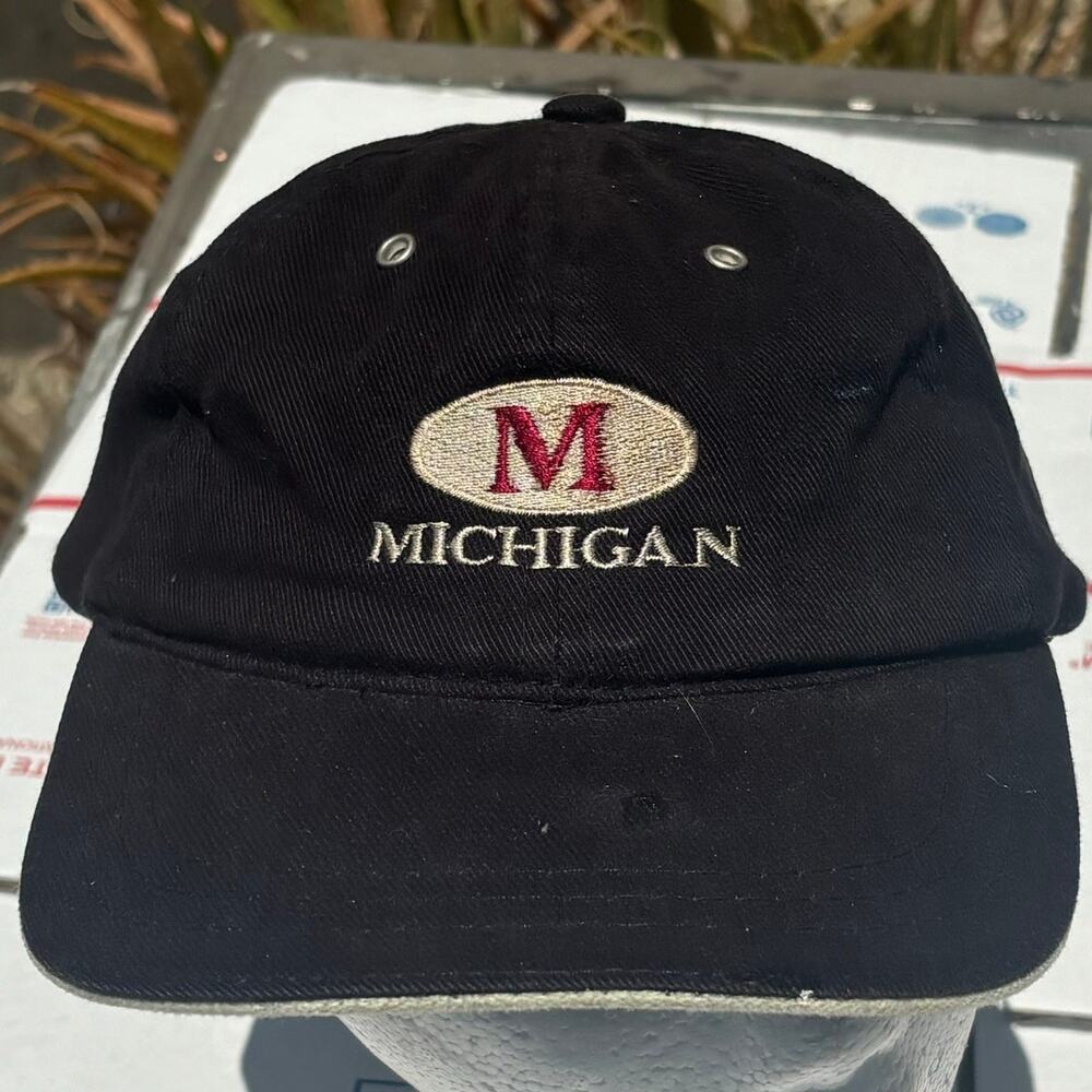 Black & Gold Michigan Men's Hat